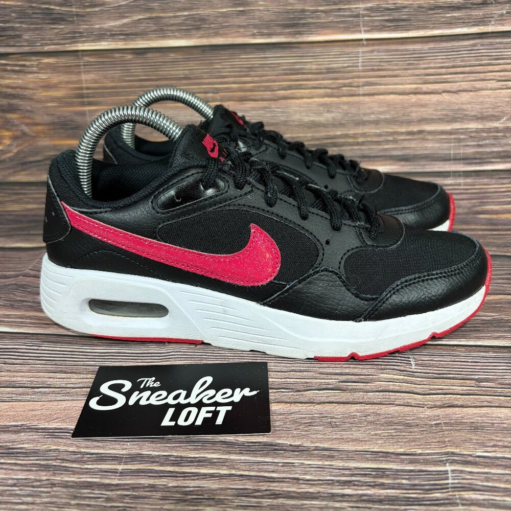 Nike Air Max SC SE Black Very Berry Women's Lace Up Athletic Shoes Size 7.5